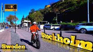 Stockholm Walk: From Medborgarplatsen to Södermalm and Back to Gamla Stan/ 4k UHD / 15 may 2024