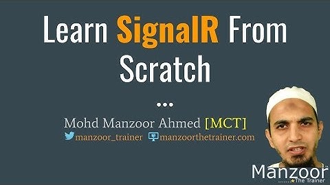 SignalR Part-1 (Installing SignalR On VS2010)