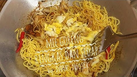Resepi Mee Goreng Ringkas Dan Sedap | Hanya 3 Minit | Simple And Delicious Fried Mee Recipe