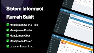 Sistem Informasi Rumah Sakit Gratis Codeigniter 3