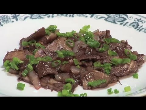 sauteed-mushroom-caps-in-red-wine-:-mushroom-recipes