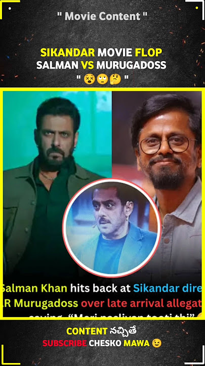 Ar Murugadoss Vs Salman Khan War 😵🙄 #armurugadoss #sikindar #movie