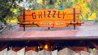 NEW Grizzly River Run Ride Is Shut Down - Refurb Update 2026 - Disney California Adventure @themeparksteve1