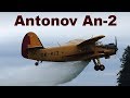 Antonov An-2 drops water like a water bomber, Airshow Chotebor 2019