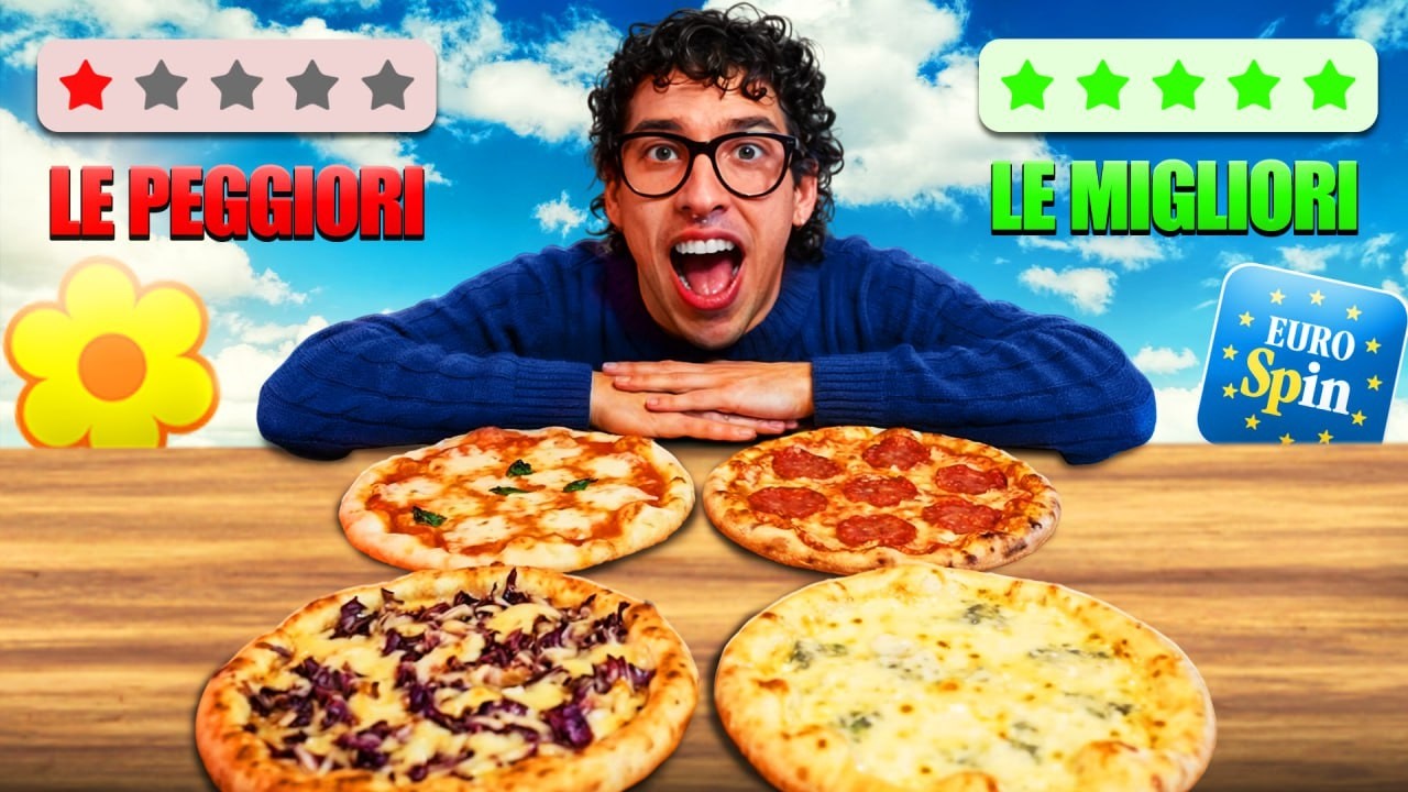 Ho provato la MIGLIORE e la PEGGIORE pizza SURGEALATA - CONAD vs EUROSPIN