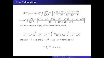 Renormalization Group Equations - 1: Photon Renormalization