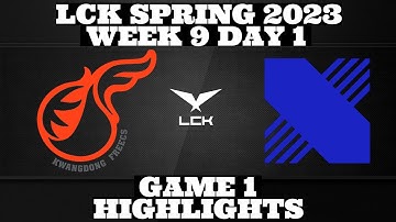 KDF vs DRX - Game 1 Highlights | Week 9 Day 1 LCK Spring 2023 | By Pro Esports Highlights