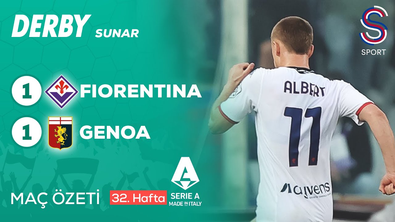 ⁣Fiorentina - Genoa (1-1) - Maç Özeti - Serie A 2023/24