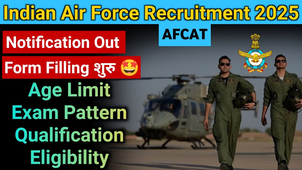 Air Force Agniveer New Vacancy 2025 | Qualification & Selection Process ...