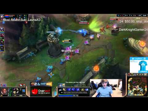 Gamsu does the Cassiopeia flash trick on Sneaky