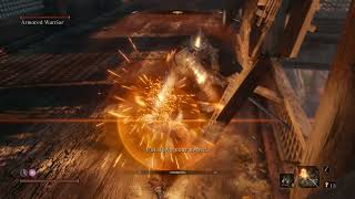 Sekiro - Armored Warrior Miniboss Fight