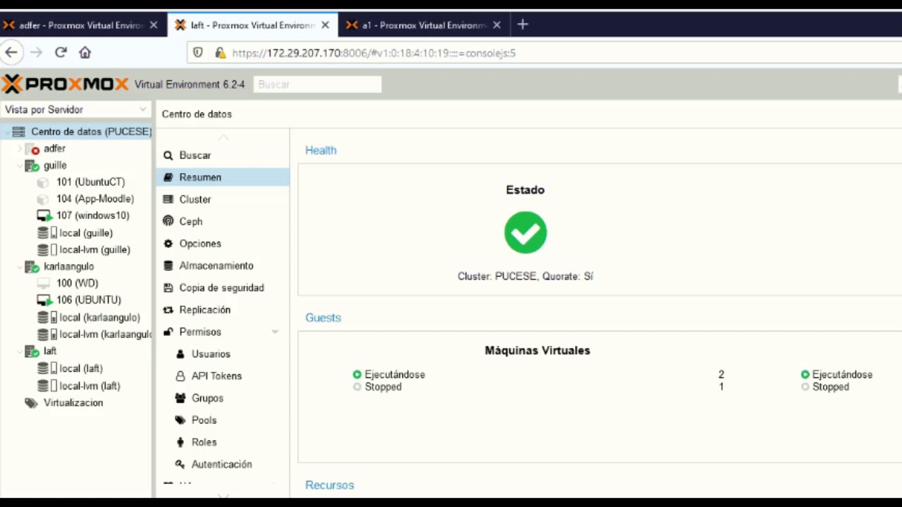 Creación de un cluster en Proxmox - YouTube
