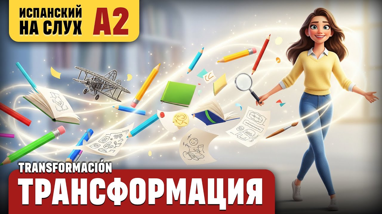 Трансформация. Веселый рассказ (уровень А2). Испанский на слух.