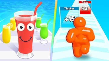 💥 🔸 Juice Run Vs Tall Man Run in Max Level Gameplay iOS,Android Walkthrough All Trailers OE9W5YYA