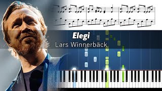 Lars Winnerbäck - Elegi - Piano Tutorial