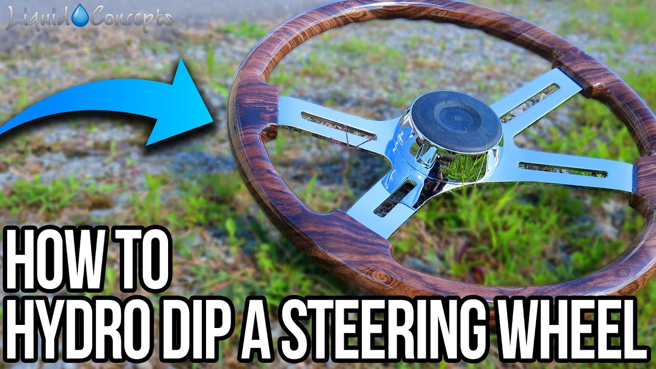 HOW TO HYDRO DIP A STEERING WHEEL! | Liquid Concepts | Weekly Tips and Tricks