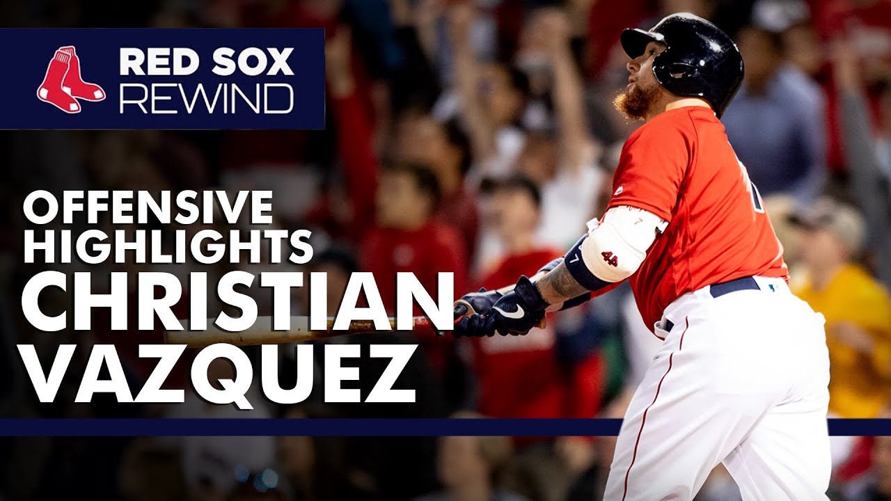 Christian Vazquez Career Offensive Highlights | Red Sox Rewind