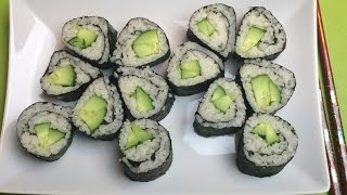 ✔РОЛЛЫ С ОГУРЦОМ/Roll with cucumber(РОЛЛЫ С ОГУРЦОМ/Roll with cucumber Ингредиенты: 1/2 кг риса для суши или круглозерного риса рисовый уксус листы..., 2015-09-01T12:37:22.000Z)