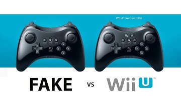 Wii U Pro Controller - Real vs Fake Differences