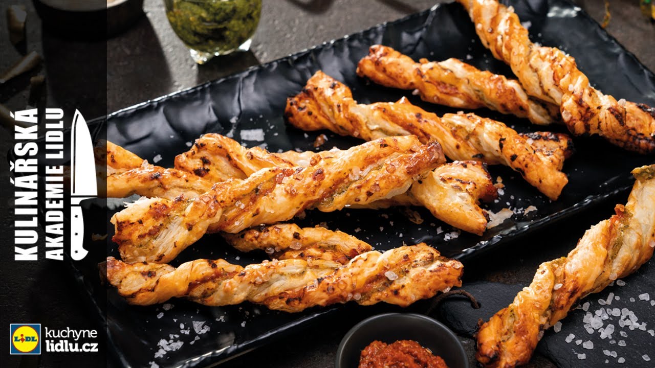 Zakroucené tyčinky z listového těsta -  Roman Paulus - Kulinářská Akademie Lidlu