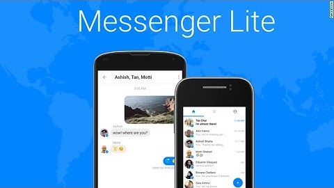 ||INTRODUCING  facebook messenger lite|| for low data cost||