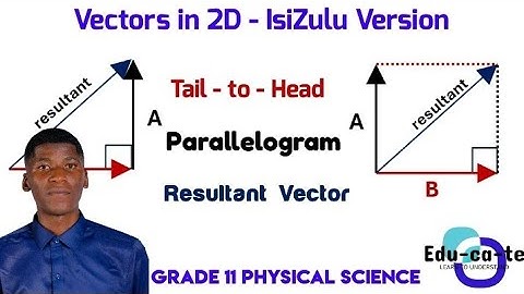 Vectors in 2D Grade 11 -  Introduction (ngesiZulu)