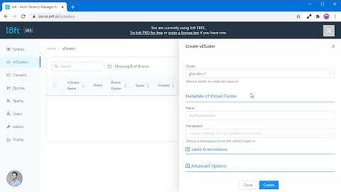 Loft - Create Virtual Kubernetes Cluster