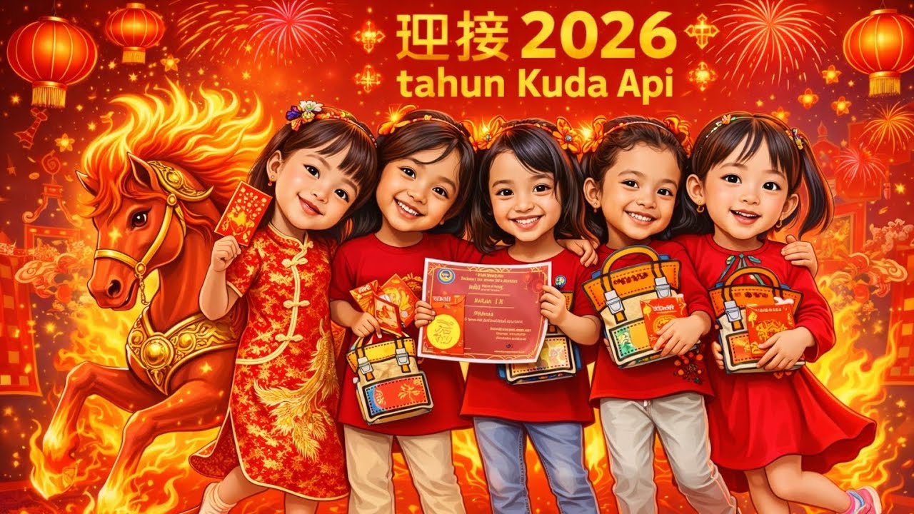 Penampilan Menari Group Perayaan Imlek Sekolah