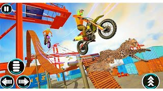 Bike Stunt Racing Game 2021 3D #1 - Extreme Racing Game new Motorcycle Stunt Track 3D - Android Game screenshot 4