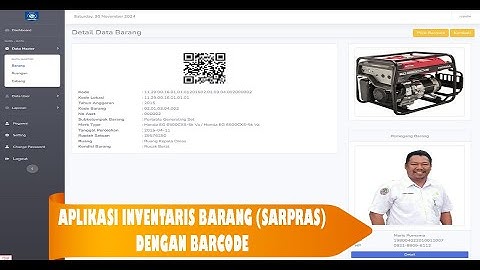 Aplikasi Inventaris Barang Sarana dan Prasarana dengan BARCODE - by robialakbar GRATIS