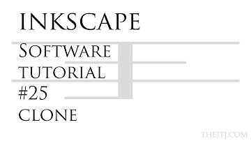 Inkscape Software Tutorial #25 Clone