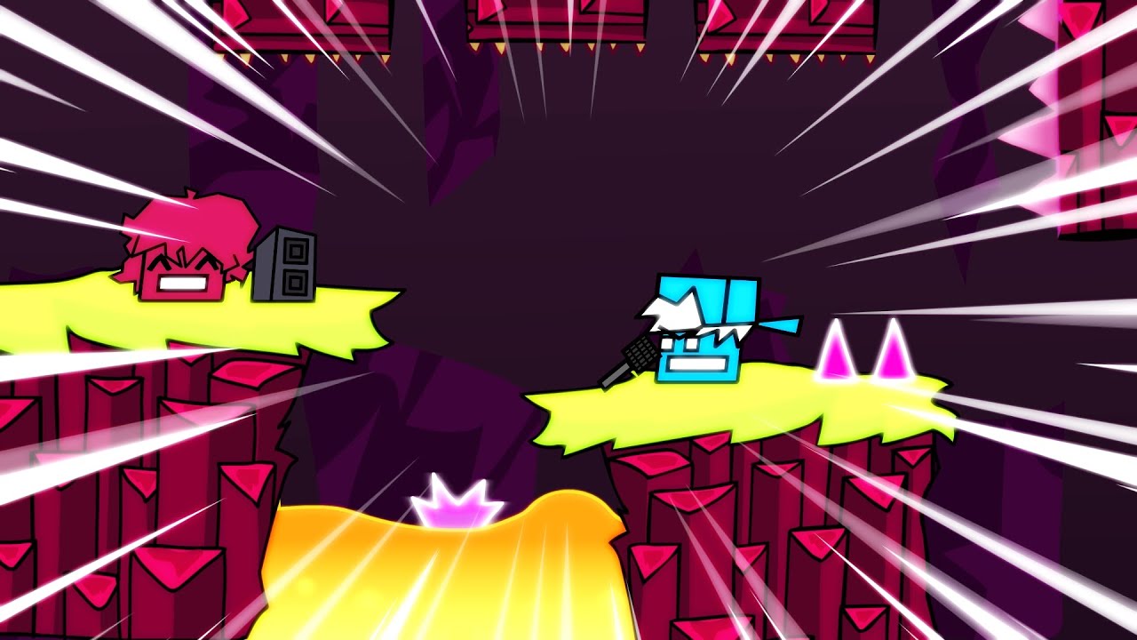 FNF Fingerdash - Geometry Funk Mod