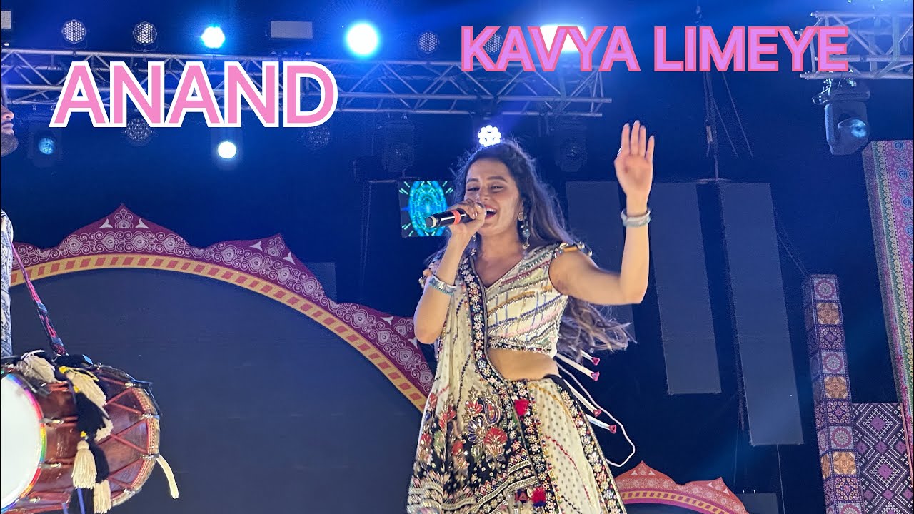 KAVYA LIMAYE  GARBA DAY 5 || HEART KILLER GARBA GROUND ANAND 26 SEPTEMBER 2025