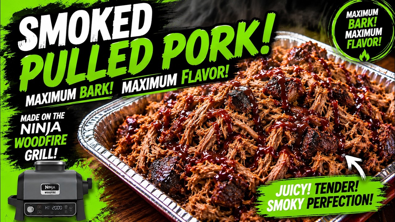 Ninja Woodfire Grill: Better Pulled Pork Than Ever!