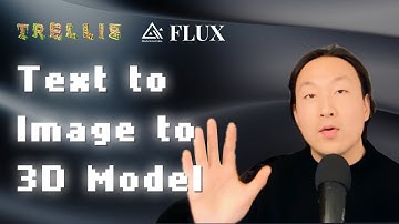 From Text to Image to 3D Model with Trellis and Flux AI