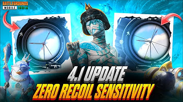 BGMI 4.1 Update Best Sensitivity Zero Recoil for All Devices (Gyro & Non-Gyro)