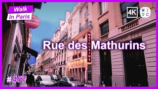 Rue des Mathurins, Paris, France | Paris street tour | Paris street walk | Walk In Paris