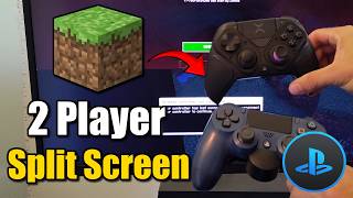 How to Play 2 Player Split Screen in Minecraft on PS4 (Easy Tutorial)