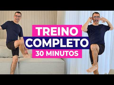 🔴 CAMINHADA EM CASA para PERDER BARRIGA | 30 minutos | Queime GORDURA RÁPIDO