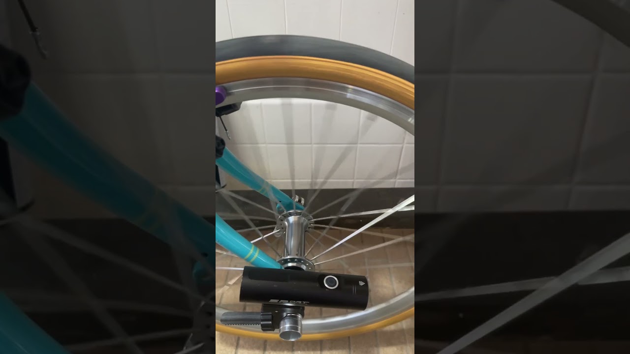 406の20インチ　シマノ ティアグラハブHB-RS400 1分ぐらい回りました☺️