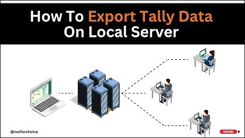 How TO Export Tally Data On Local Server | #tallydayexport #localserver #datacenter #tallyoncloud