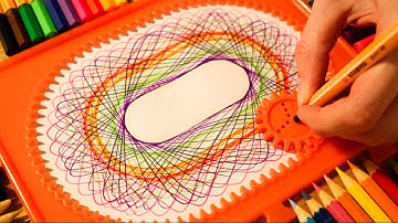 ASMR Satisfying Spirograph Drawing