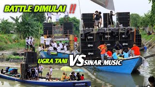 Battle Dimulai‼️SINAR MUSIC dan UGRA TANi Saling berhadapan di atas perahu 🔥