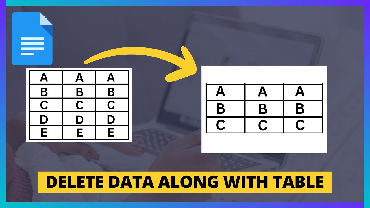 How To Delete Data Along With Table in Google Docs (Quick Full Guide ...