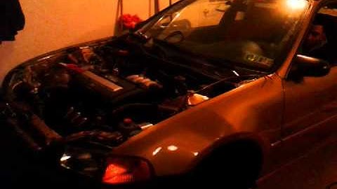 jdm gsr first start up