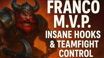 Franco MVP 12.6 – INSANE Hooks & Teamfight Control | 6/3/13 Tank Carry – MLBB