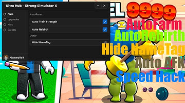 Strong Simulator X AutoFarm AutoRebirth AFK Pastebin | Roblox
