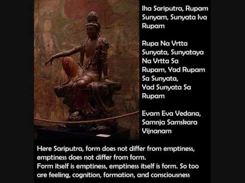 Heart Sutra (Prajna Paramitha Hridaya Sutra) - lyrics Sanskrit and English