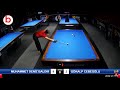 Muhammet denz baldir vs gkalp cebeolu  3 cushion billiards u17  championship stage 1 zmr