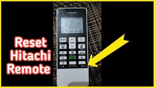 HOW TO RESET HITACHI AC REMOTE, Hitachi ac remote functions,hitachi ac remote control